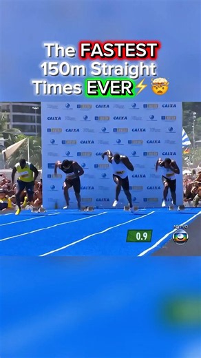 The FASTEST 150m Times EVER 😭⚡