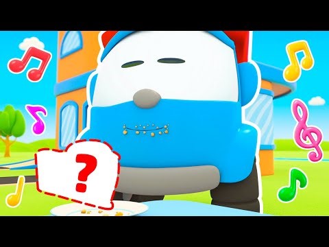 Leo the truck and Scoop the excavator make an apple pie for their friends and sing a song about pie.