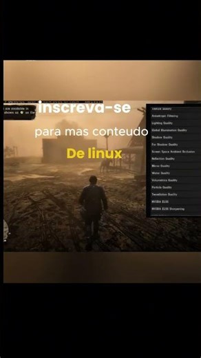 🚨 Disseram que NÃO RODA! RDR2 no Linux HUMILHOU o Windows 😳🔥 #rdr2 #linuxgaming #shorts