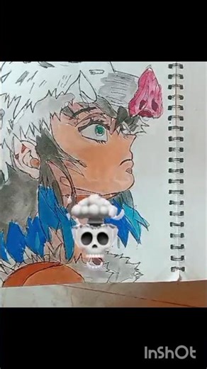 Inosuke anime drawing #shorts #drawing #inosuke
