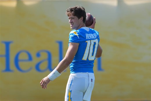 “Great catch bad throw”: NFL fans react to Justin Herbert's viral long throw at Chargers training camp