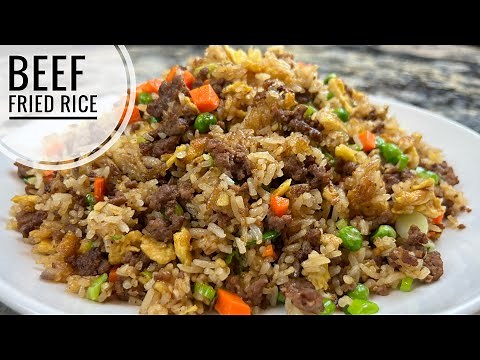 Beef Fried Rice | Ground Beef Recipe | Easy Fried Rice Recipe Better Than Take Out