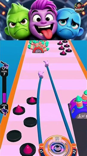 Two Hand Robot Power 🤖✋ Double Control Challenge #Shorts #MobileGame