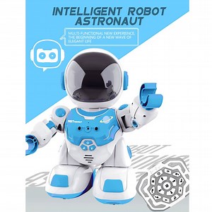 [Hot Item] Children Intelligent Remote Control Robot Programming Toy Light Music Baby Companion Toy Children Early Education Toy Robot