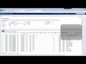 Agresso Management Reports All Income Analysis