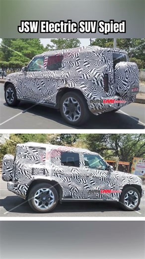 JSW Chery Electric SUV Spied