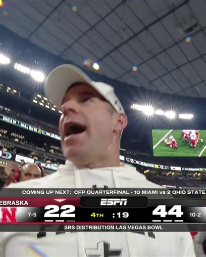 New Utah Football head coach Morgan Scalley had to stop the celebration to make sure his team was focused on the next play 😅 Scalley led the Utes to their first bowl win since 2017. | College Football on ESPN