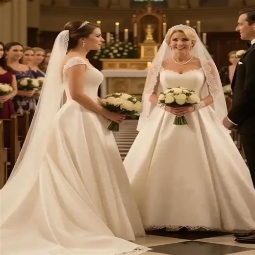 I was standing at the altar, about to marry the man of my dreams, when the church doors burst open. It was my mother-in-law. She was wearing my exact wedding dress, my bouquet, everything. She glided down the aisle, announcing to our shocked guests that she was making it a "double wedding." I stood there, humiliated and ready to run. My dream was ruined. But then my fiancé, Noah, leaned in close, his voice steady and calm. "Hold on," he whispered. "I know what to do. Just trust me." On my weddin