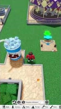 Building a roller coaster in Roblox part