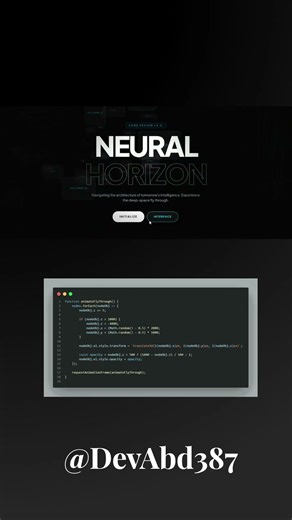 Create a Cinematic 3D Fly-Through with Vanilla JS & GSAP 🚀 #shorts #coding #programming #javascript