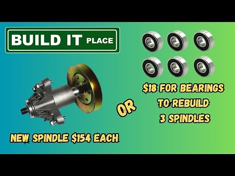 Rebuilding Mower Deck Spindles with New Bearings