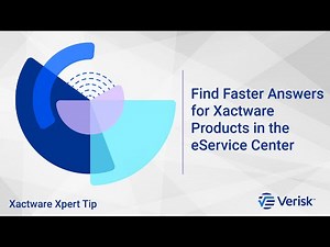 Find Faster Answers for Xactware Products in the eService Center | Xactimate Xpert Tip