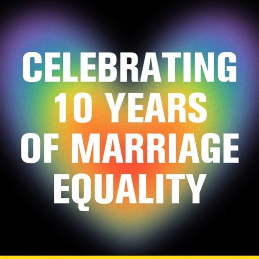Love is love ❤️ Today we celebrate 10 years of marriage equality in the United States! @humanrightscampaign #MarriageEquality | Capital Pride
