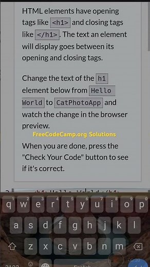 "freeCodeCamp Solution: [Responsive Web Design] Explained Step by Step"