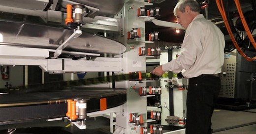 In the 70mm IMAX projection booth with "Interstellar"