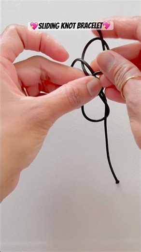 How to make sliding knot bracelet 🪢