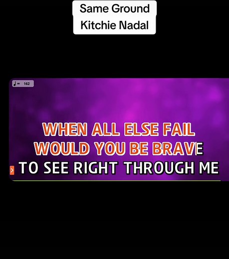 Same Ground Song by Kitchie Nadal ©The karaoke was made for entertainment purposes only. All songs lyrics, melodies and compassion belongs to their respective owners. #magicsing #foryoupagе #luffy_karaoke #karaoke #fyppppppppppppppppppppppp #karaoketiktok