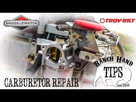 Briggs & Stratton Carburetor Repair (Troy Built Pressure Washer Repair Part 1) - Ranch Hand Tips