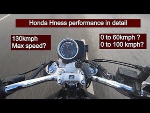 Honda Hness CB350 Top Speed | 0 to 60kmph | 0 to 100kmph | Stopping time | Part 3 of detailed review