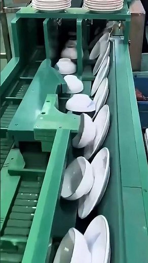 Automatic Ceramic Plate Sorting Process - Good tools and machinery make work easy