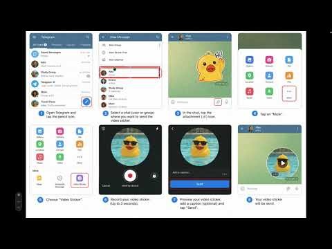 How to Use Telegram Video Sticker Feature !