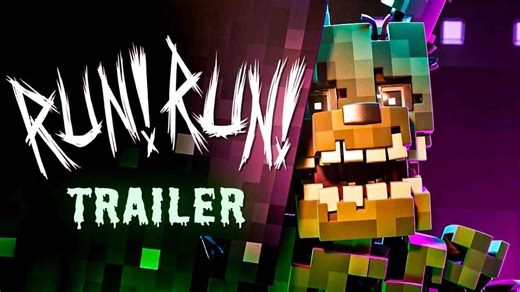 RUN RUN_ _ Official Trailer _ Five Nights at Freddy_s 3 Song [ANIMATION]