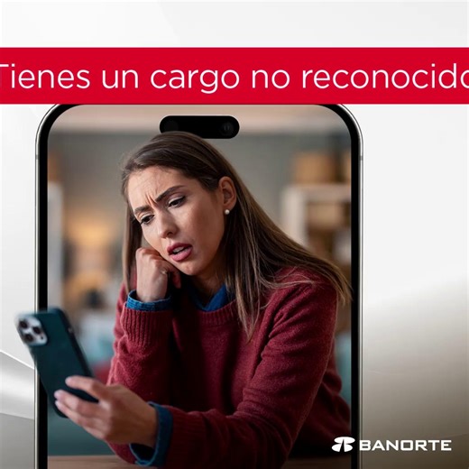 Cuando algo no cuadra, lo importante es actuar rápido. Con Banorte Móvil puedes bloquear tu tarjeta de inmediato y dar seguimiento a tu aclaración. ✨ Más información en: banorte.com/banortemovil Aplican restricciones. | Banorte