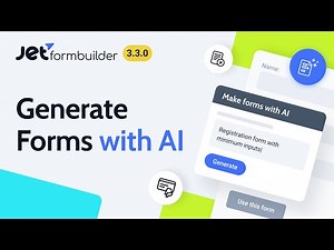 JetFormBuilder WordPress Plugin Release 3.3.0 Overview | New Features & Updates