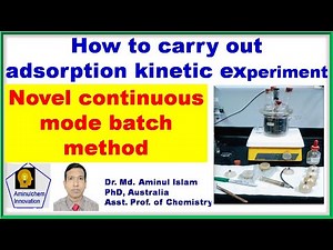 How to carry out adsorption kinetic experiment