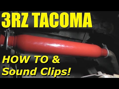 DIY Install Thrush Glasspack on Toyota Tacoma