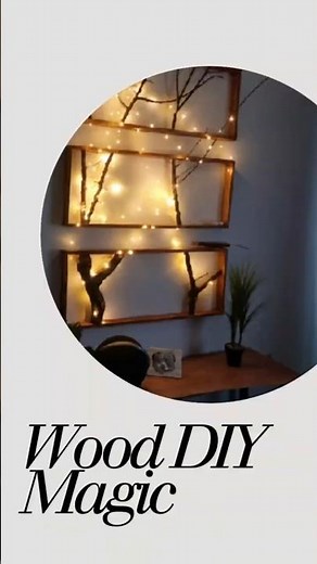 DIY Wood Project | Cherry Branch Canvas & Beech Wood Table