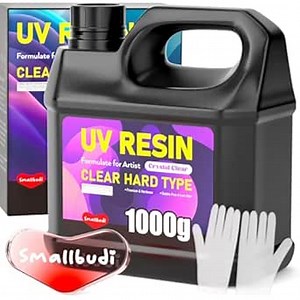Crystal Clear UV Resin Kit - 8000g, Fast Curing, Non-Toxic, Waterproof, Clear, Jewelry Making, Craft, Adhesive