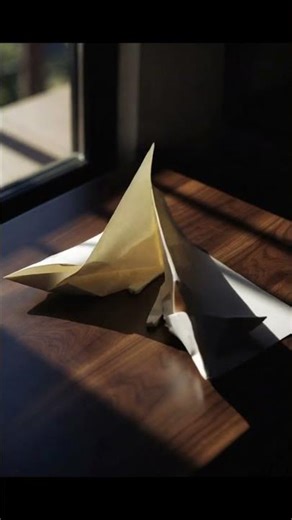 Living paper that folds into origami! 🤔 #relax #origami #animals #ai