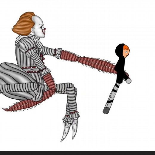 (IT chapter 2) Pennywise kills Eddie Kaspbrak animation recreation