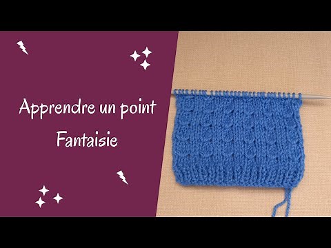 Point fantaisie au tricot vestes pulls écharpes bonnets vidéo 99