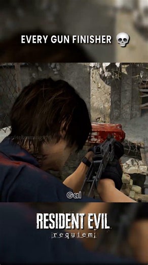 Every Gun Finisher 😈 #residentevil #residentevilrequiem #residentevil9 #re9