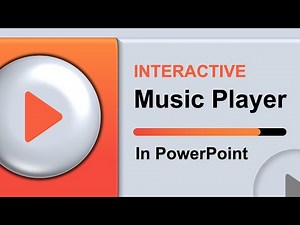 Music Player 3D User Interface with Progress Bar in PowerPoint