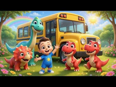 The Wheels on the Bus Go Round and Round 🚌 | 3D Nursery Rhymes by Cocomellon