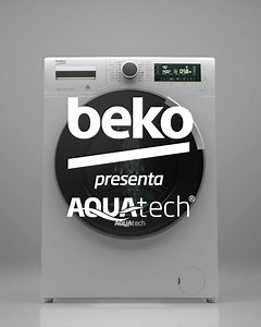 Consigue los mejores resultados en cada lavado con Beko AquaTech ¡En la mitad del tiempo con el doble de cuidado! | Beko