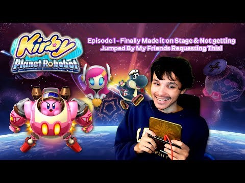 Kirby Planet Robobot Blind Playthrough Part 1 - Im Not Getting Jumped! Time to Finally Support Kirby