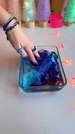 MAKING SLIME BACKWARDS! 😱😳 *extreme challenge* #slime #slimeasmr #squishy #trending #fyp