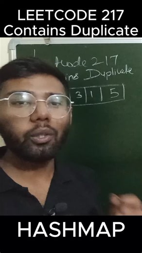 UDAL YADAV on Instagram: "LEETCODE 217 Hashset , HASHSET DSA JAVA CPP PYTHON , #coding #algorithm #timelesselegance #techreels #studywithme"