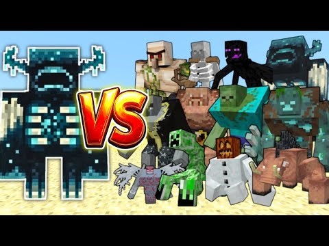Warden vs Mutant Army 😱 | Minecraft Ultimate Battle
