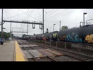CSX M403 With A Lone Locomotive at Langhorne, PA