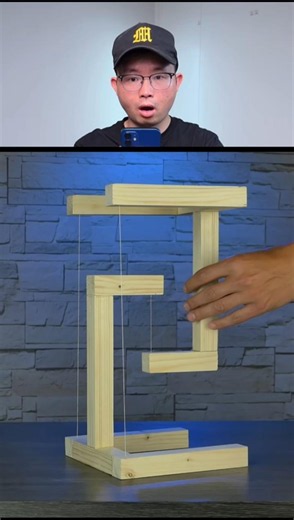 Impossible Floating Table! 😱 Defying Gravity with Physics #shorts #diy