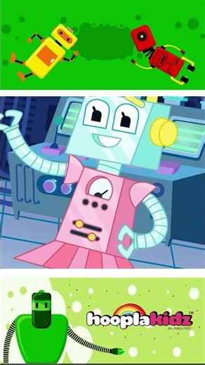 Robot Finger Family - Happy Robot Family Song #nurseryrhymes #shorts #hooplakidz