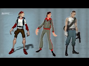 TF2: Scout's Early Weapon Concepts