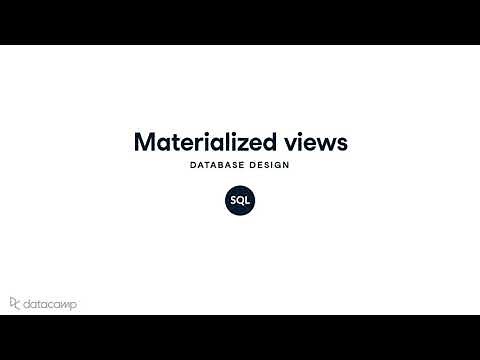 Materialized Views | SQL