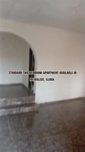 A Standard Two bedroom apartment is now available at irewolede Ilorin Top notch !!! 🔒very neat and Conducive 🔒Good electricity , good with light 🔒 Fully tiled 🔒well designated tiles 🔒A very cool and convenient environment 🔒dining and extra spaces 🔒very spacious 🔒well designed tiles 🔒Floored compound 🔒well structured kitchen cabinets with marble 🔒well fenced with gate with security 🔒Wardrobe rent : 600k For more enquiries and inspection dm or call now ; 08103467798