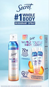 Le désodorisant Secret Tout le Corps est maintenant chez Costco pour une durée limitée ! | Secret